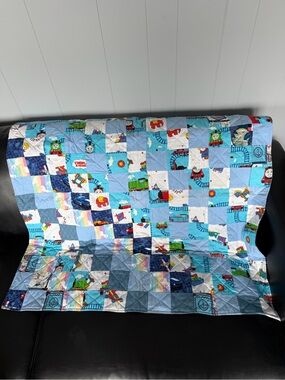 Thomas & Friends Handmade Patchwork Baby Quilt